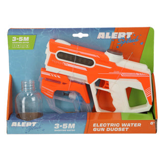 Alert splash waterpistool duoset elektrisch (usb) | 4 stuks