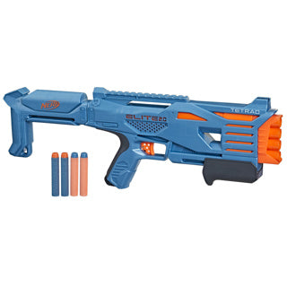 Nerf elite 2.0 tetrad blaster + 4 darts
