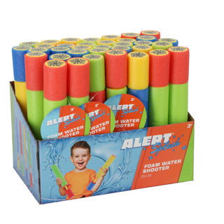 Alert splash waterspuit 25 cm foam assorti | 36 stuks
