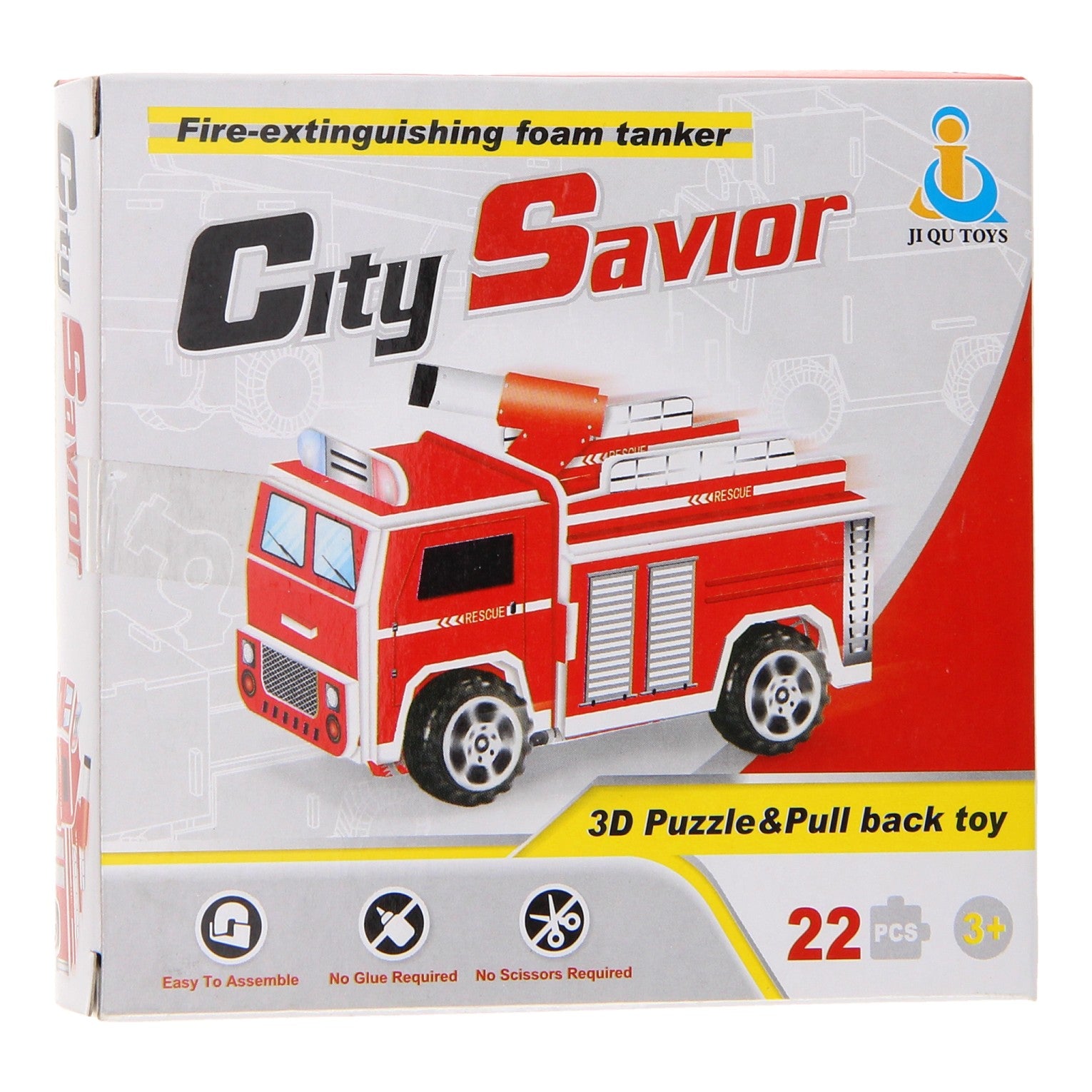 3D puzzel brandweerauto