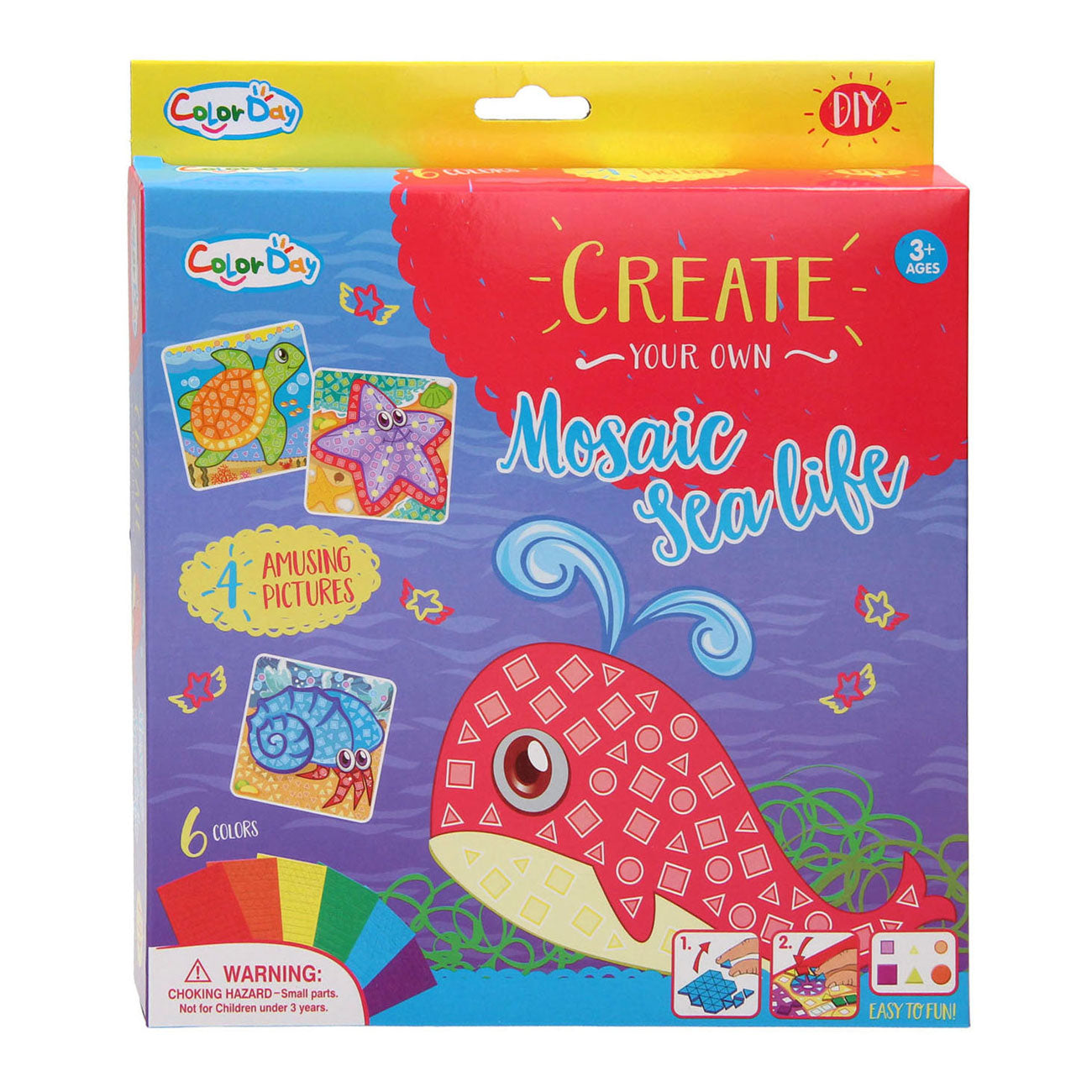 Mozaïek Knutselen Zeedieren