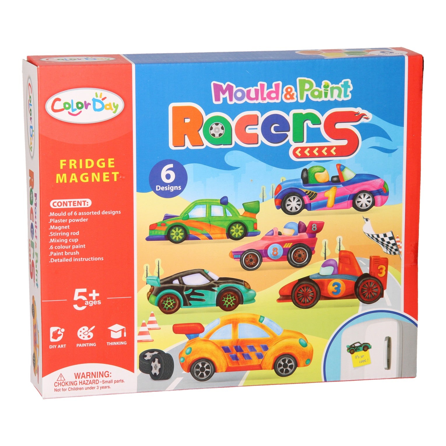 Gips gieten magneten - auto's