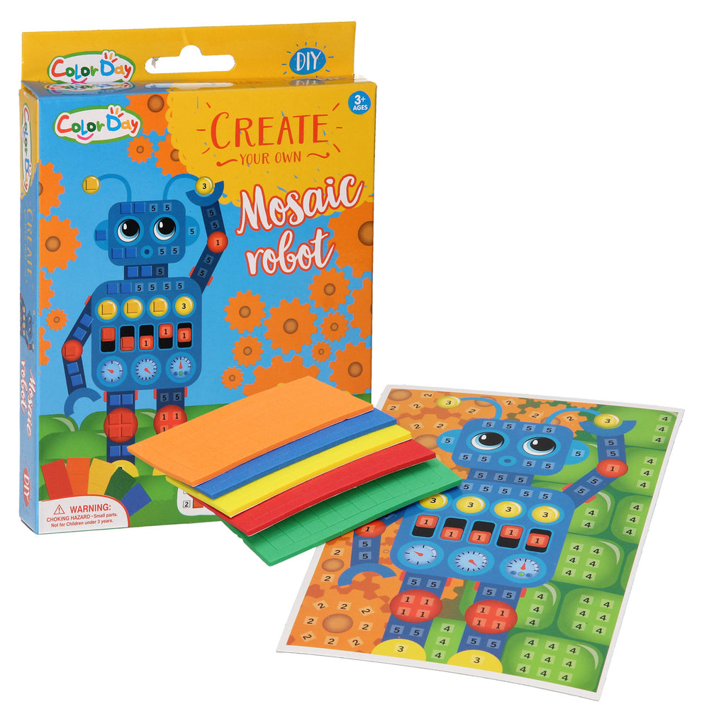 Maak je eigen mozaïekrobot
