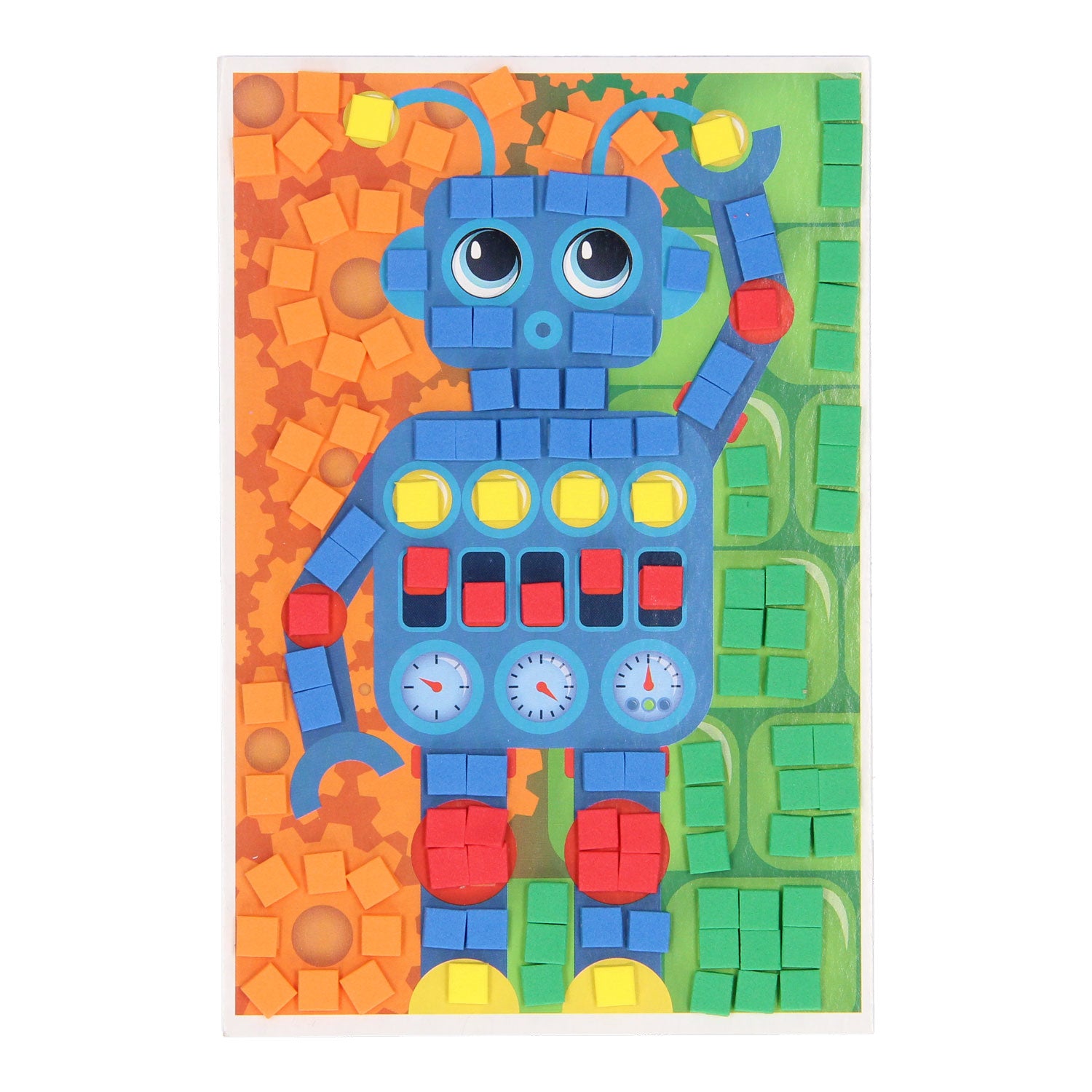 Maak je eigen mozaïekrobot