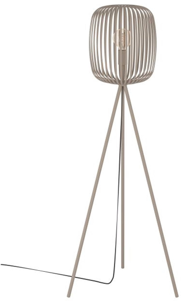 Eglo romazzina vloerlamp - e27 - 140 cm - zandkleur