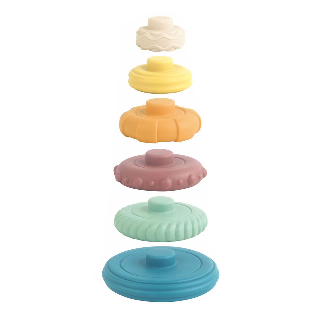 Baby stapeltoren pastel