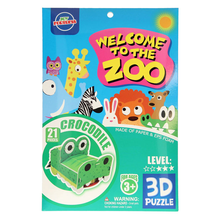 Bouwpakket 3d krokodil