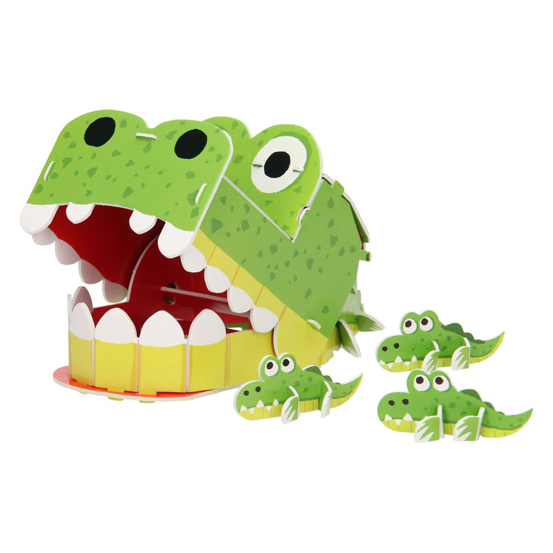 Bouwpakket 3d krokodil
