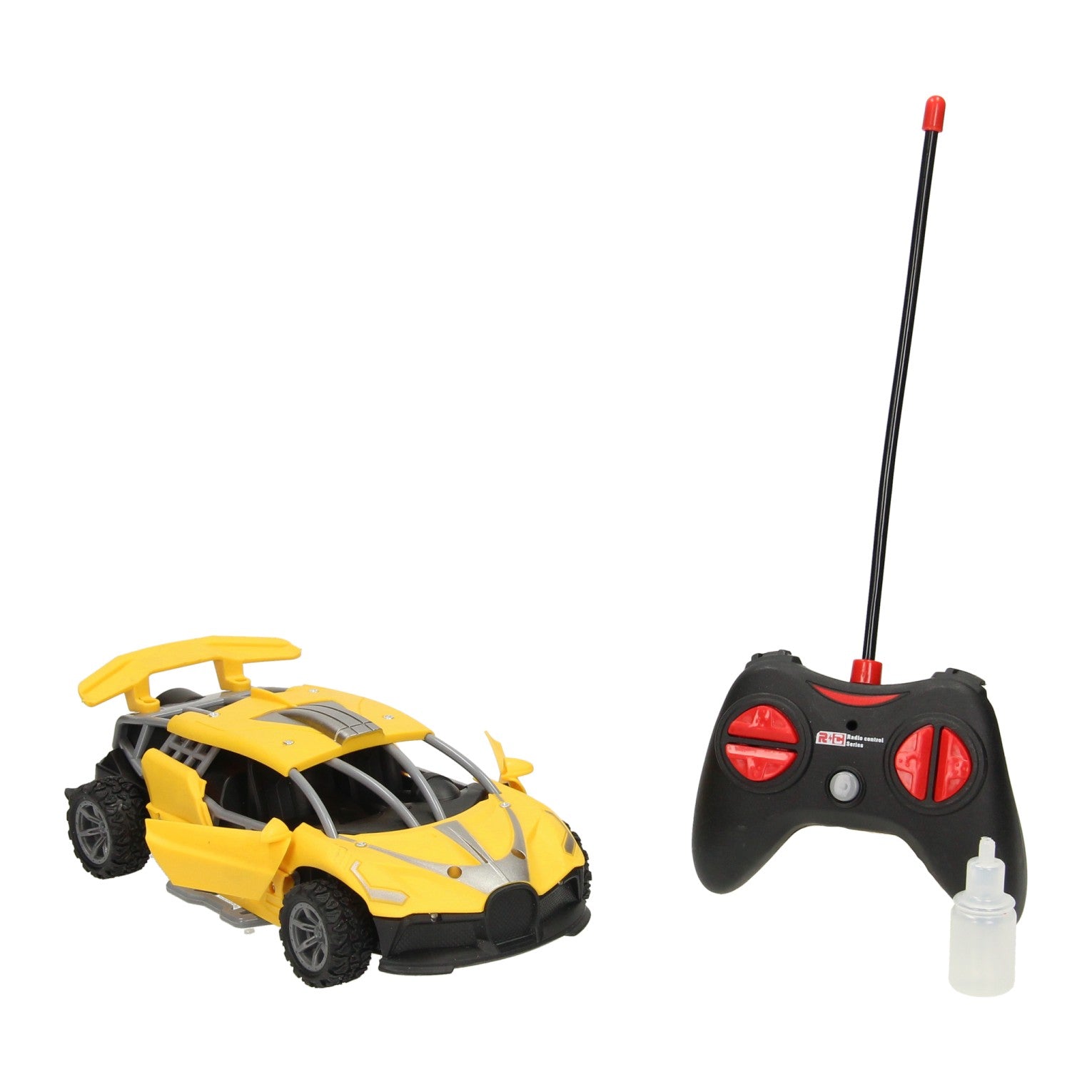 Lobbes speelgoed bv rc auto multifunctie geel