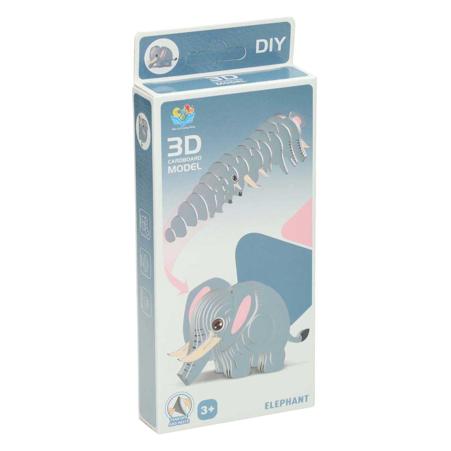 Imp 3d puzzel olifant, 36st.