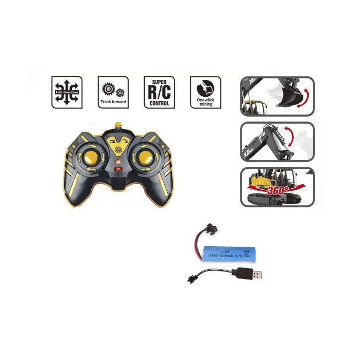 Rc bestuurbare graafmachine rupsbanden