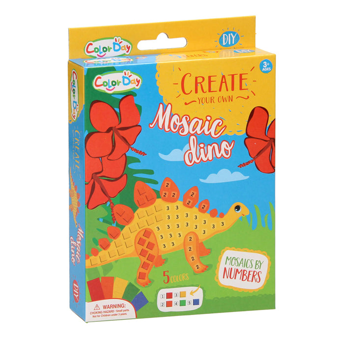 Lobbes mozaiek dino maken