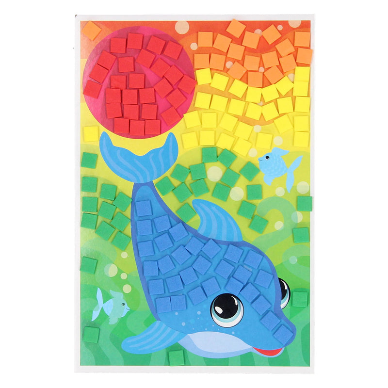 Mozaïek dolfijn maken