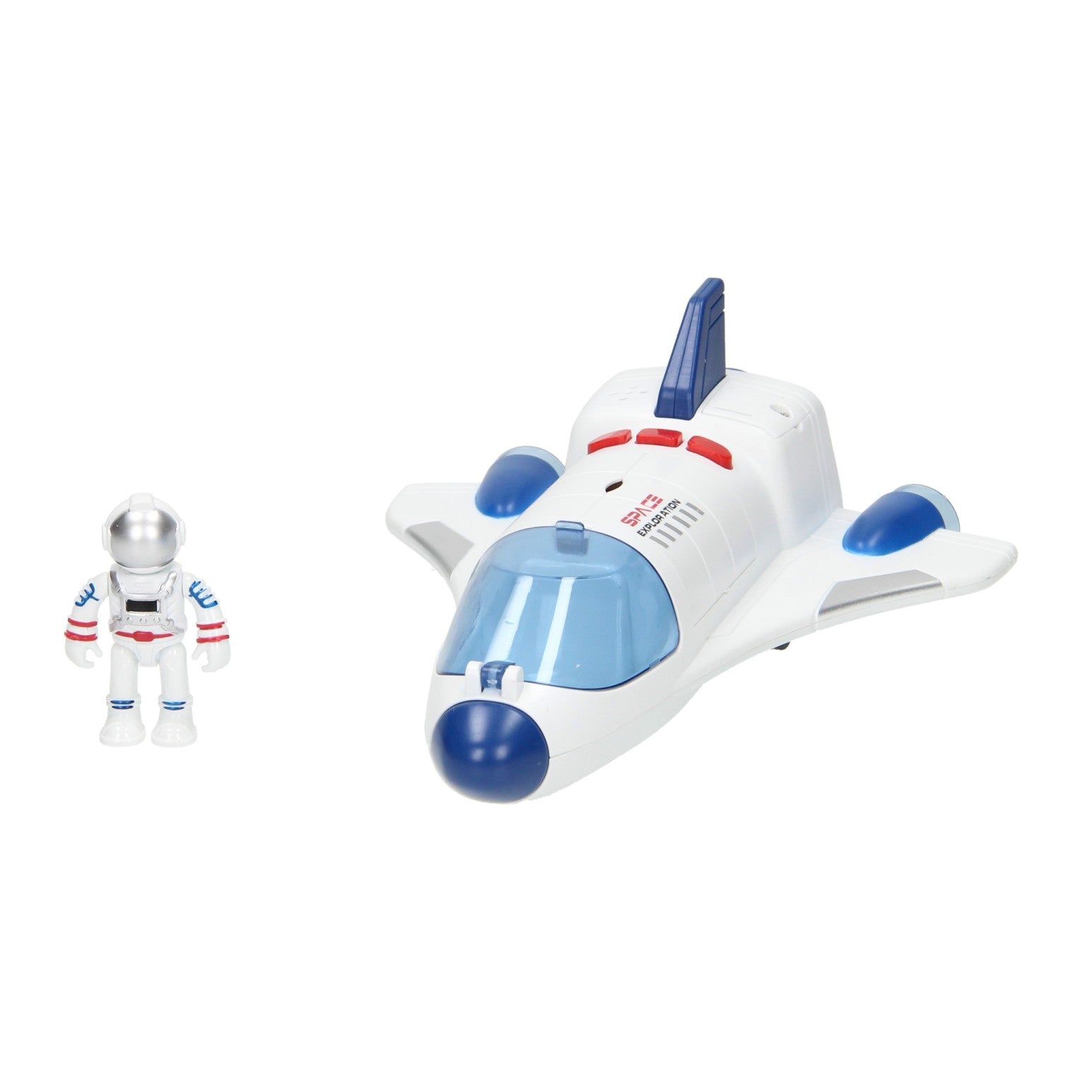 Frictie ruimte spacehuttle met licht en geluid