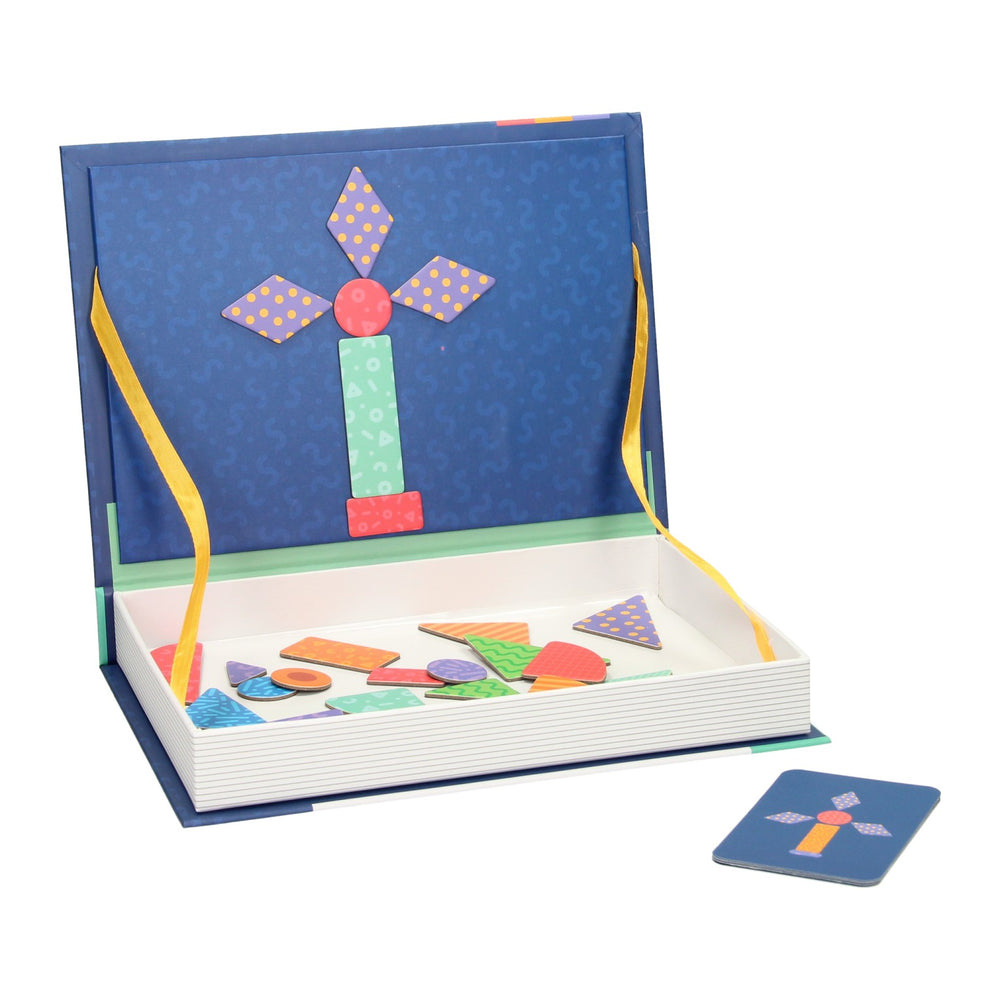 Lobbes magnetisch boek - vormen, 84dlg.