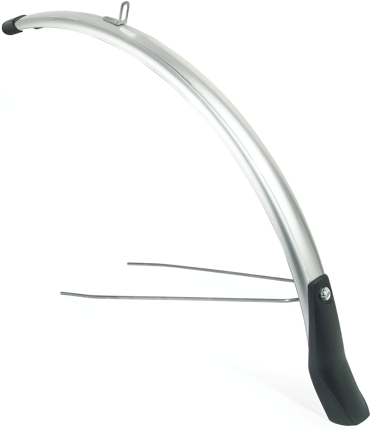 Garde-boue avant Eurofender Snello 28 x 51 mm - argent