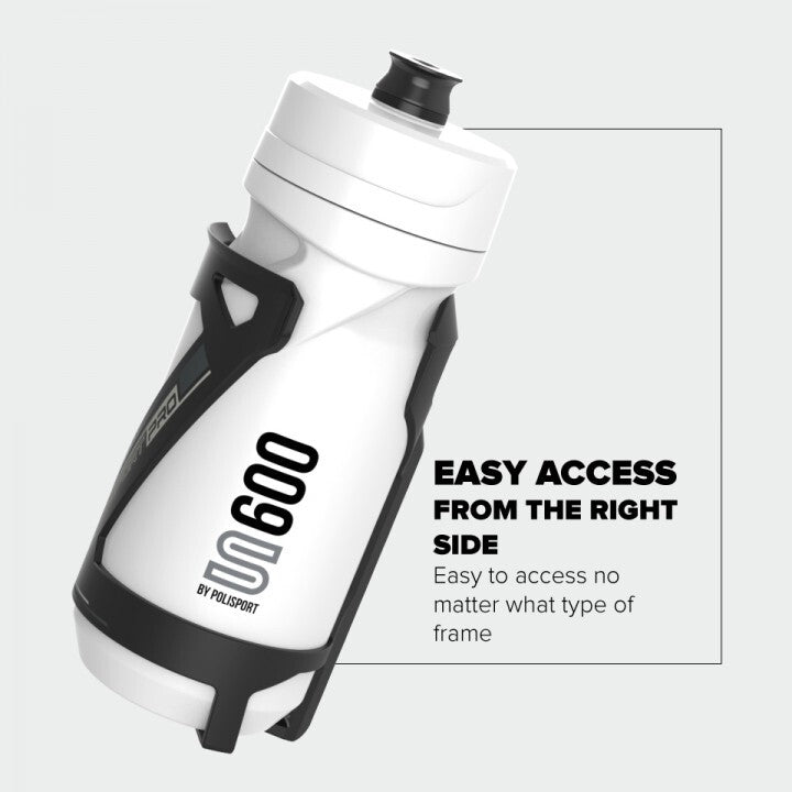 Polisport bidonhouder zijkooi - wit