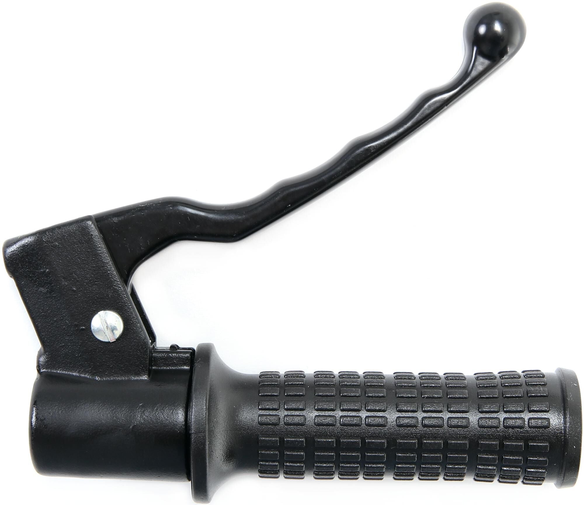 Domino gasgreep compl., met metaalhendel, zwart throttle grips alu sw 1-pull, brake leve