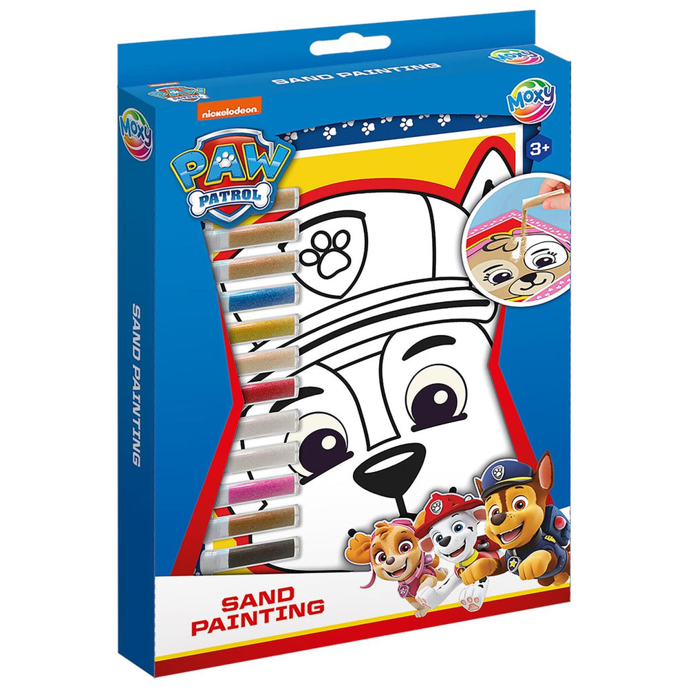 Moxy paw patrol zand schilderijen