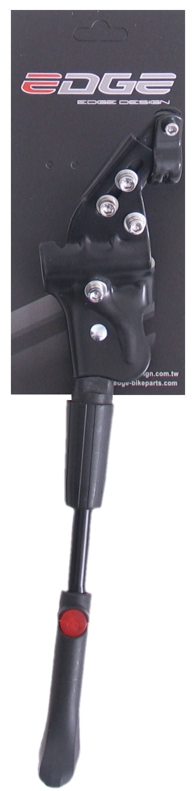 Edge Zijstandaard verstelbaar 26 tm 29 zwart
