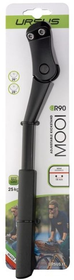 Mooi standaard 26 28 inch enkel 40 mm aluminium zwart