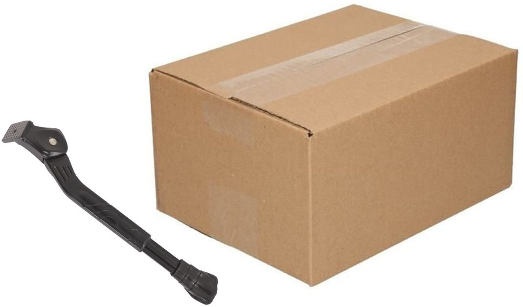 Edge Zijstandaard verstelbaar 24 t m 28 Strong zwart (werkplaatsverpakking)