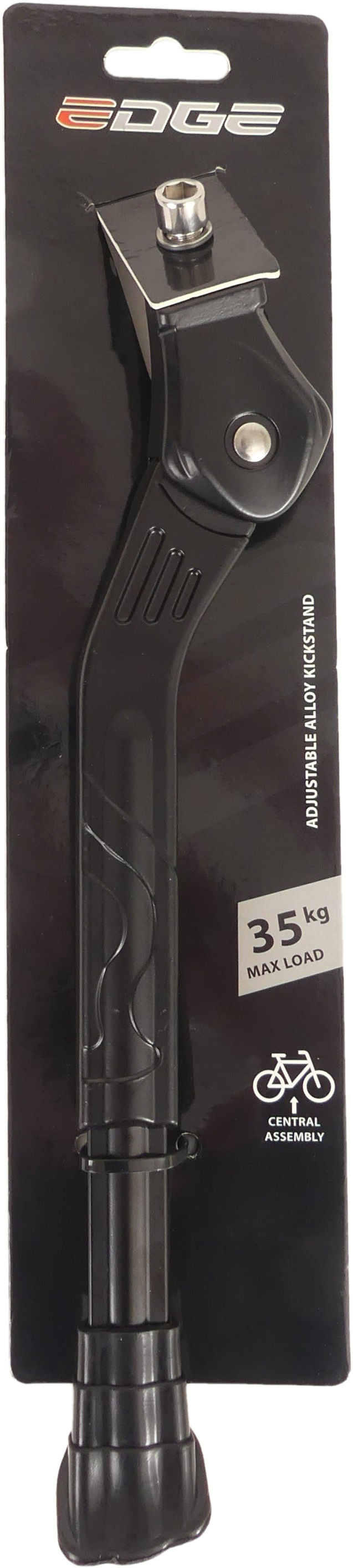 Edge Zijstandaard verstelbaar 24 t m 28 Strong zwart (op kaart)