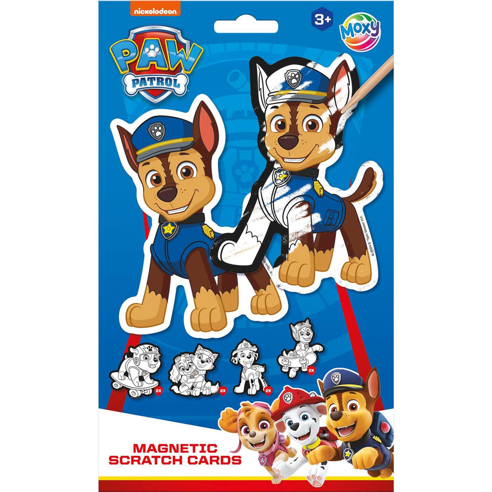Moxy scratch magneten paw patrol, 12dlg.