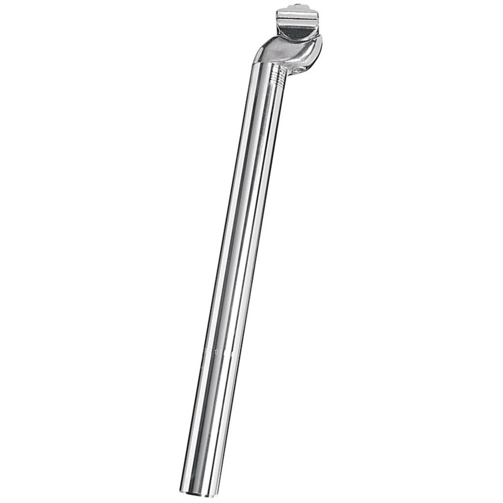 Ergotec zadelpen alu. zilver 31.2 setback 18mm