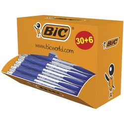 Bic balpen classic 920286 0.32 mm blauw 36 stuks