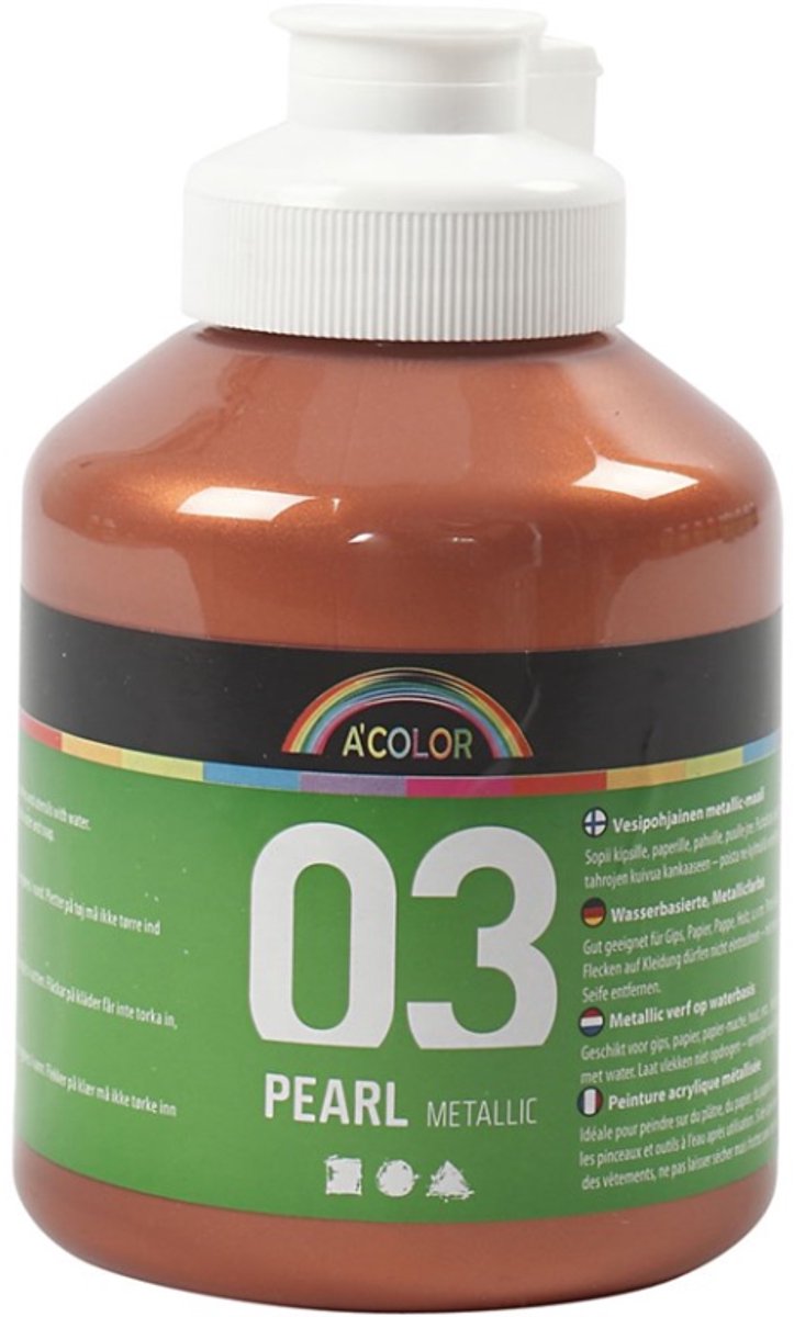 A-color metallic acrylverf, koper, 03- metallic, 500 ml
