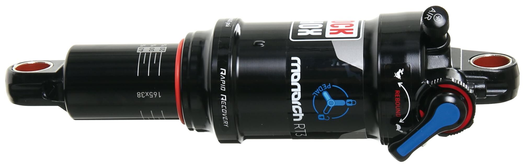 Rockshox schokdemper monarch rt3 rear shock rocksh.monarch rt3 165 x 38mm tune mid