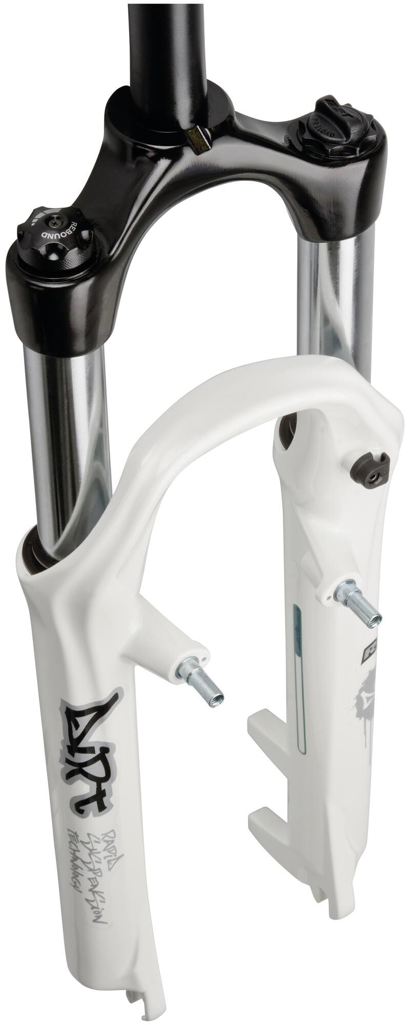 Rst verende voorvork dirt ra 100 26 susp.fork dirt ra 100 26 white