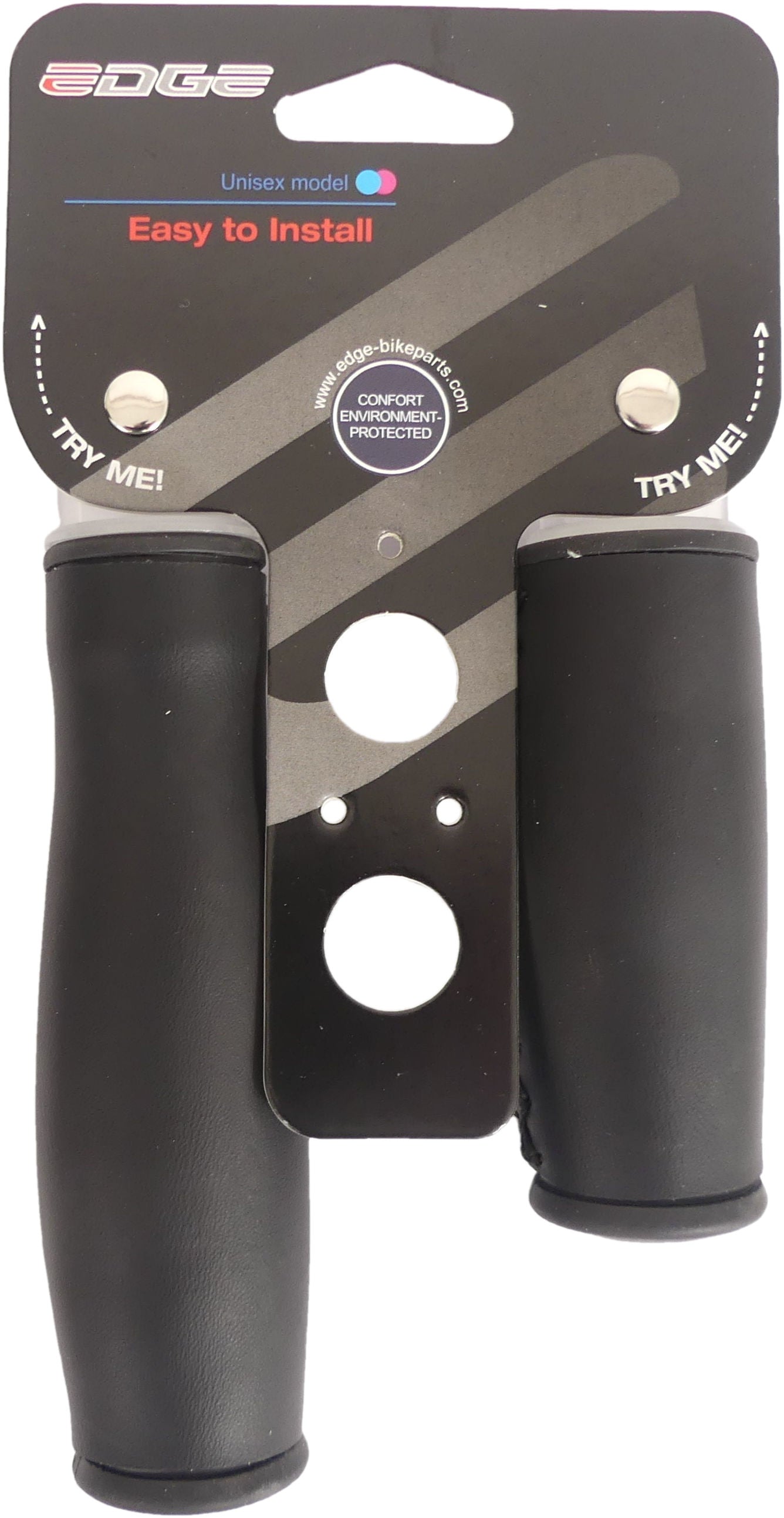 De Edge City handvatten - kort lang - zwart (135 92mm)