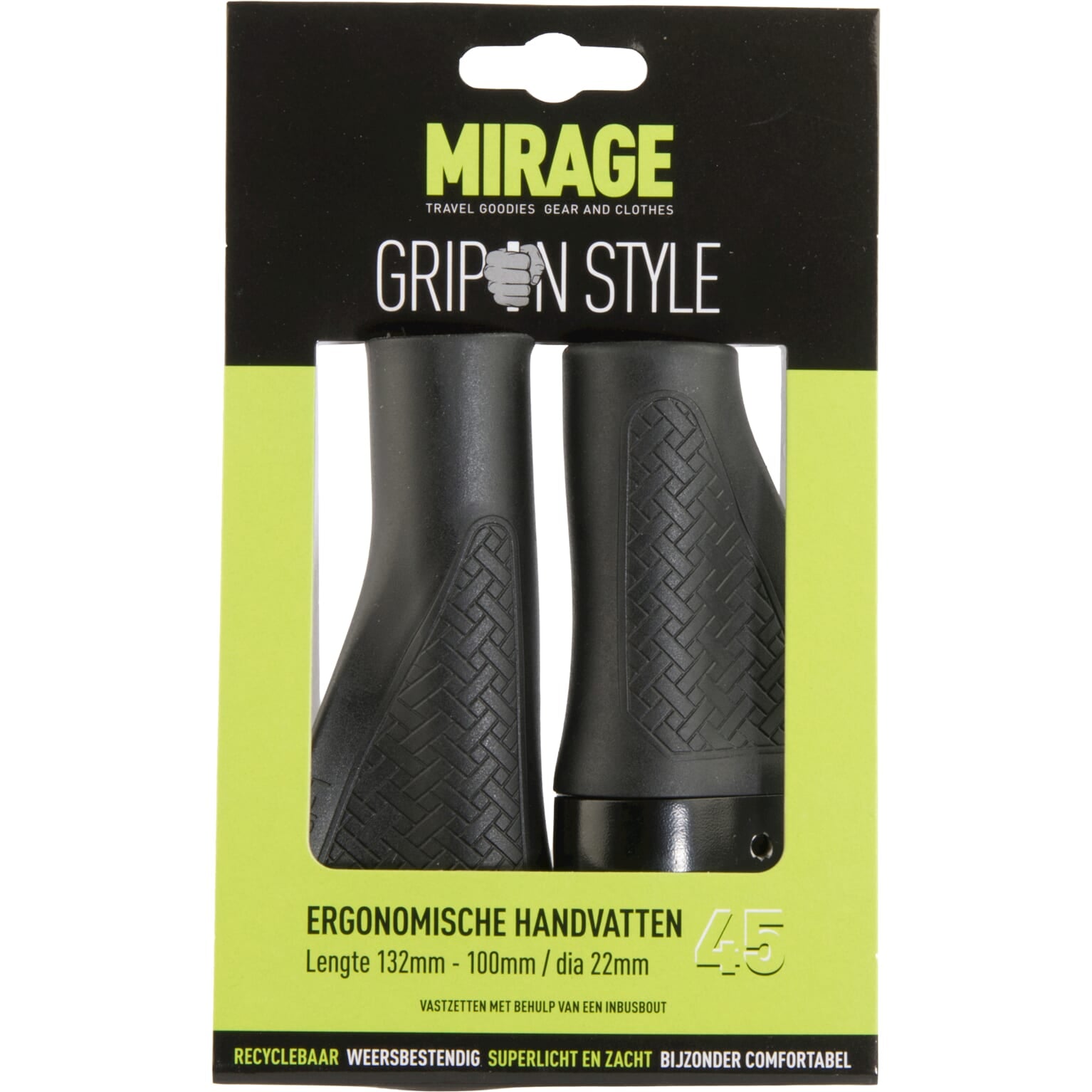 Mirage Fietsslot 45 - 132 100mm - Zwart