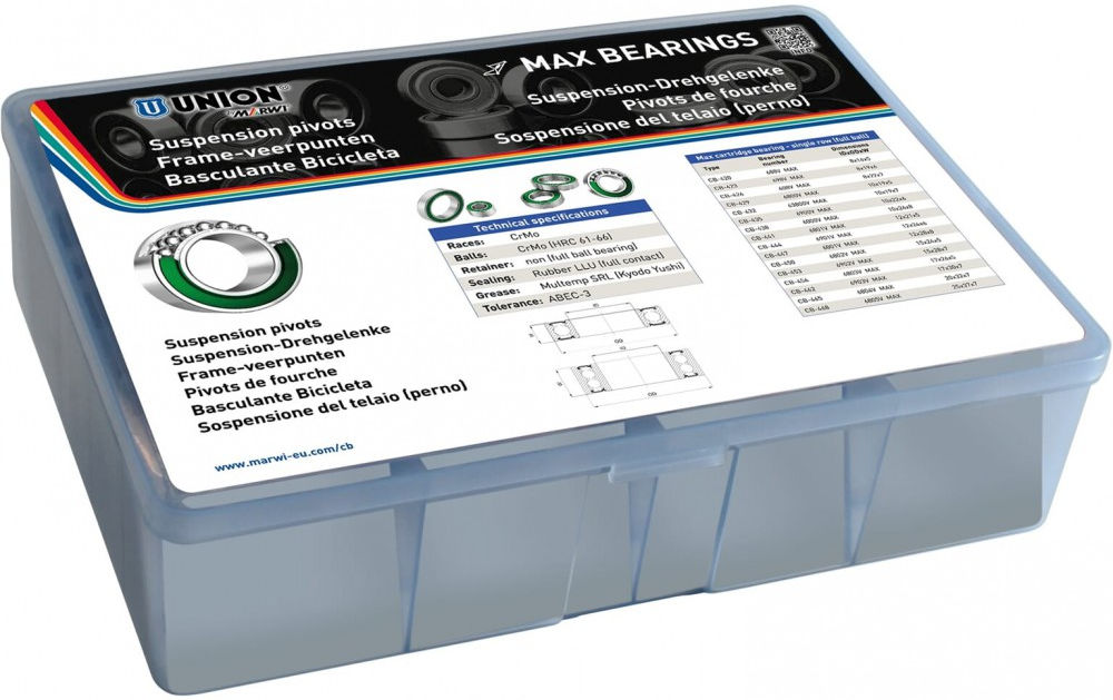 Marwi union assortimentsdoos kogellagers ophangscharnier