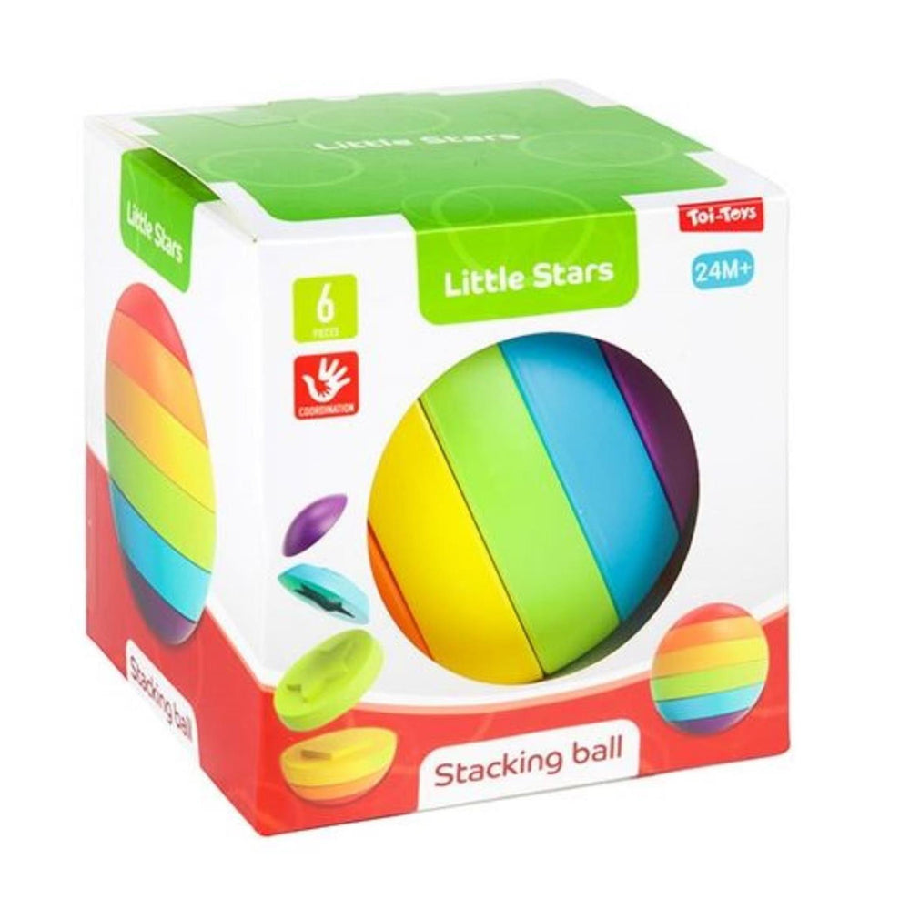 Toi-toys kleine sterren stapeltoren puzzelbal 6-delig