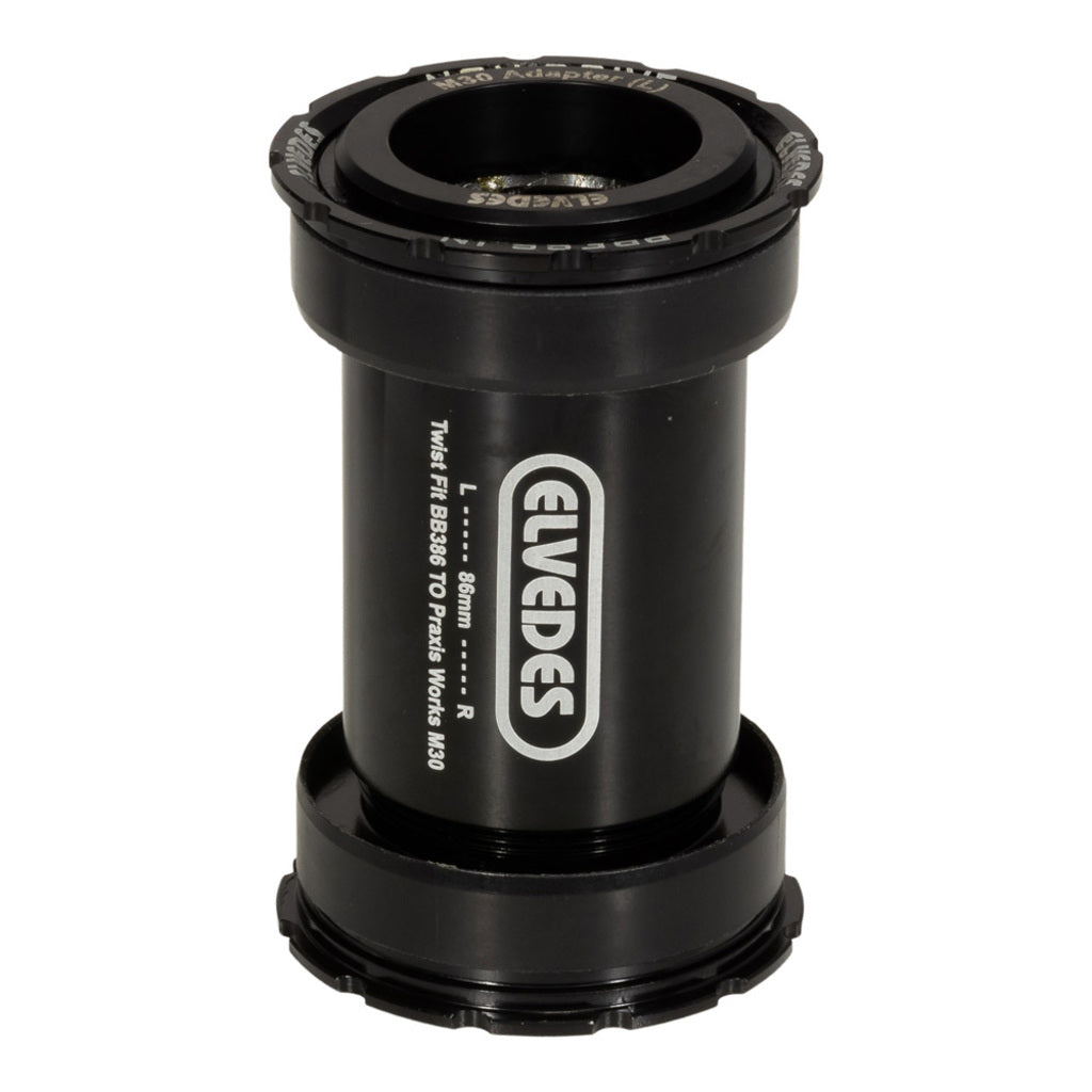 Boîtier de pédalier Twist fit Elvedes pour VTT de route BB386 Praxis 46 x 86 mm