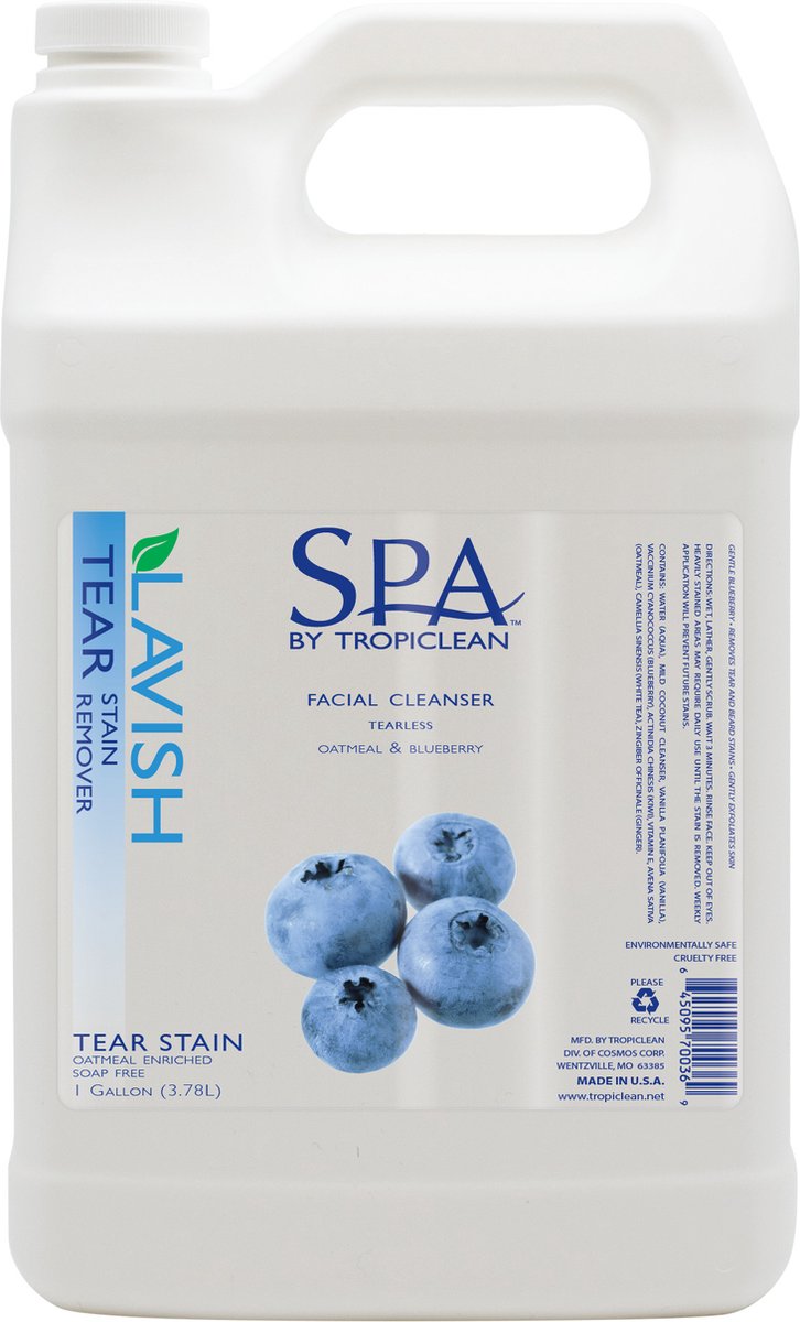 Tropiclean spa - traanstreep verwijderaar - tear stain remover - 3.8 l