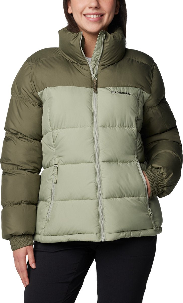 Columbia pike lake™ full zip jacket women's outdoorjas - stone green, safari - maat s