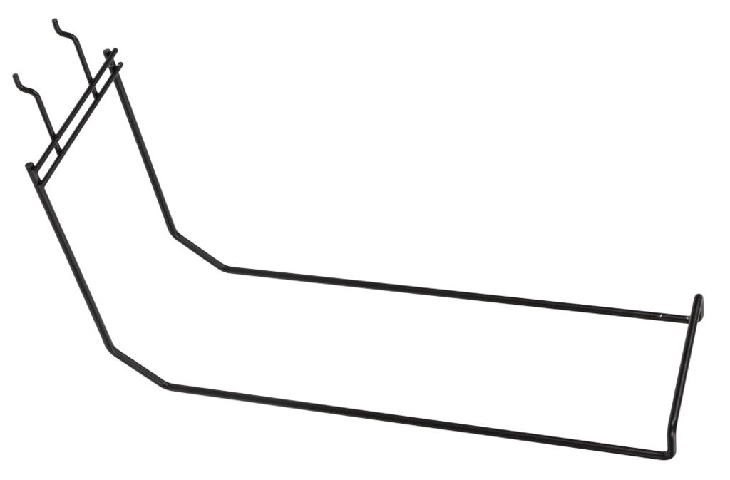 Unbranded stelling haak duo recht 420mm zw 9005