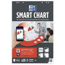 Oxford smart chart flipcharblok - 65 x 98 cm - pak met 20 vel - blanco - 1 stuk