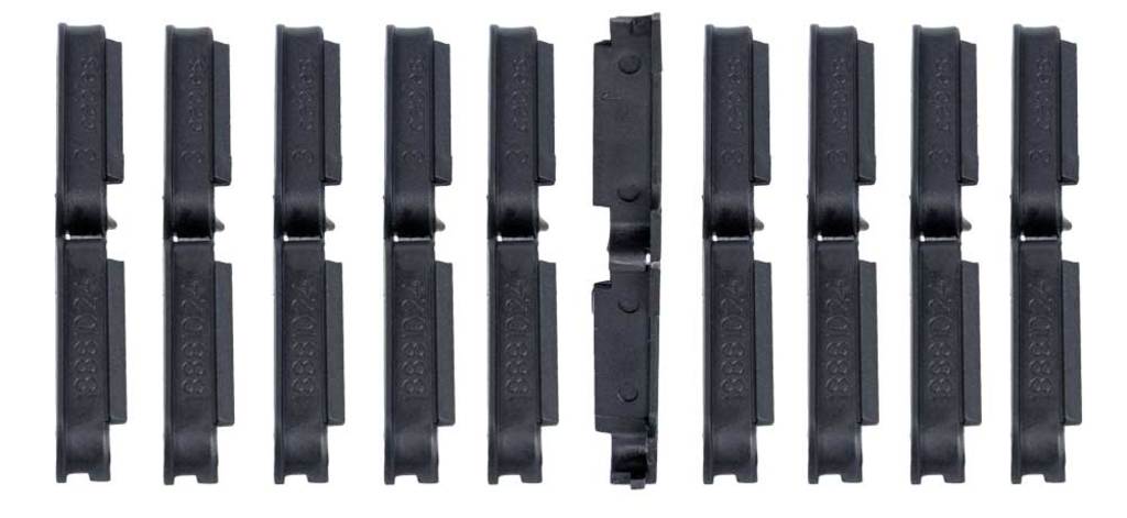 Unbranded anp framd afdekdop voor 3 kabels pvc zw ds a 10