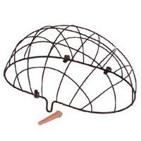 Lit pour chien à dôme métallique Basil | Métal | Noir | Les bretelles