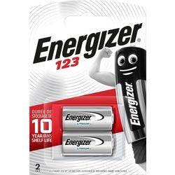 Batterijen energizer 123 pak 2 st