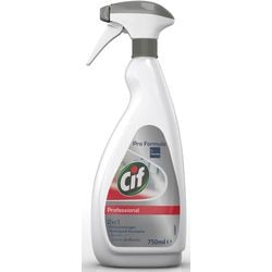 Badkamerreiniger cif 2 in 1 transparant