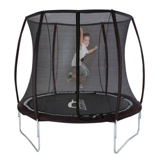 Alert outdoor trampoline met vangnet zwart 244 cm