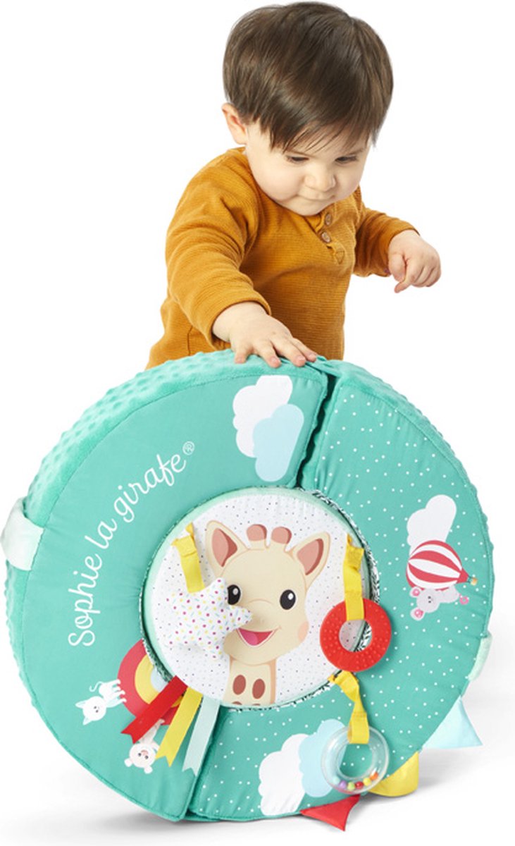 Sophie de giraf activity wheel - babyspeelgoed - ontwikkeling en stimulatie voor baby's - vanaf 6 maanden - meerkleurig