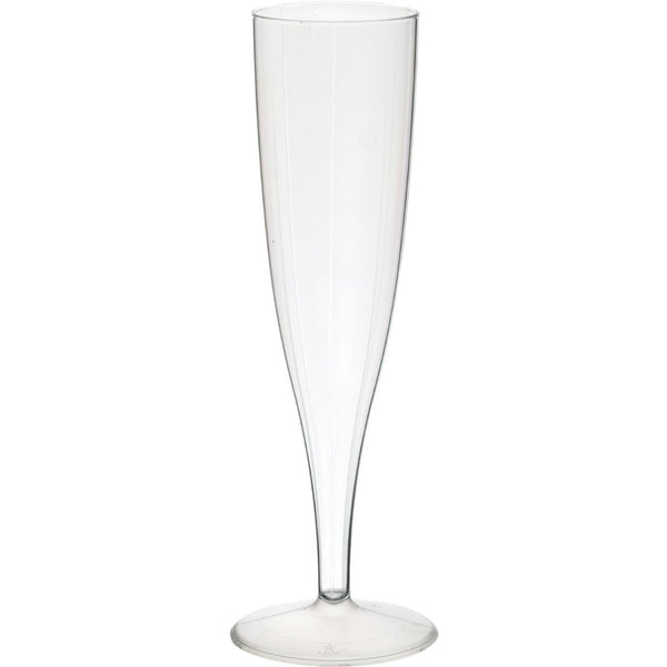 Duni crystallo champagneglazen 13.5 cl 10 stuks transparant
