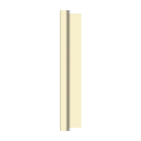 Duni cel damast tafelkleed op rol 1,18x5m creme